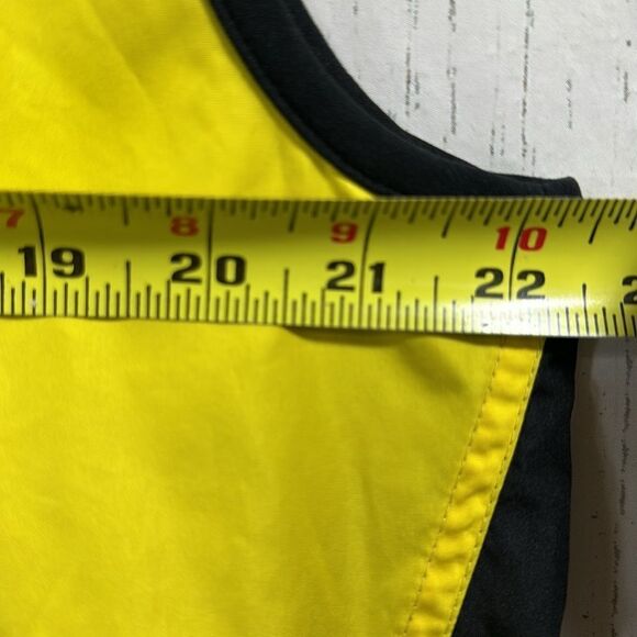 Polo Sport RLX Vest Mens Yellow Zip Up Cycling Lightweight Packable Golf Pockets - Picture 15 of 16